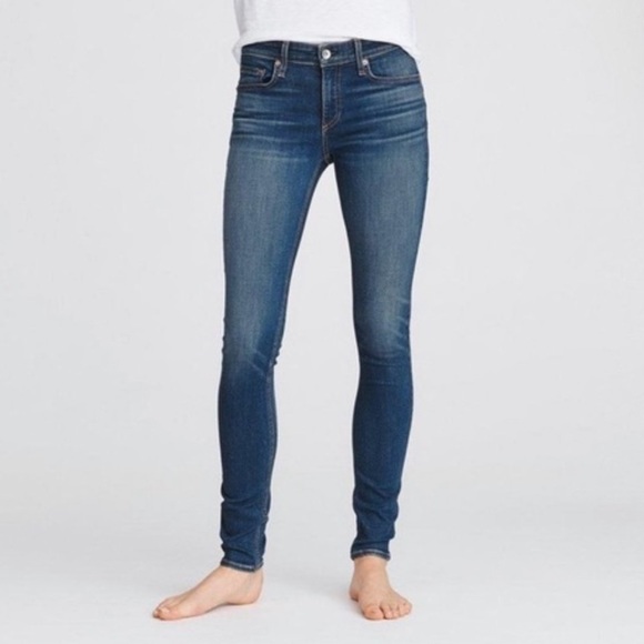 rag & bone Denim - Rag & Bone cate mid-rise skinny jeans bedford wash